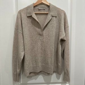 Everlane Women's V-Neck Sweater - Light Taupe